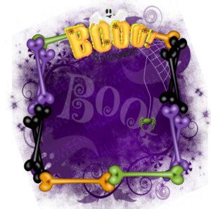 Halloween Cluster Frame