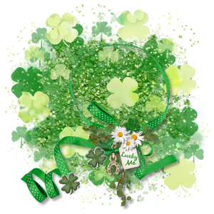 Saint Patrick's Day Cluster Frame