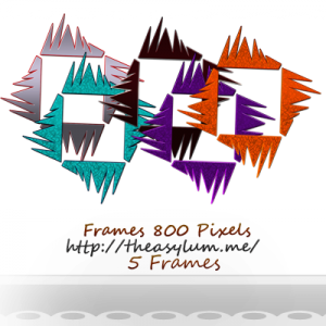 Five Frames 800 x 800 Zip Set Free to Download