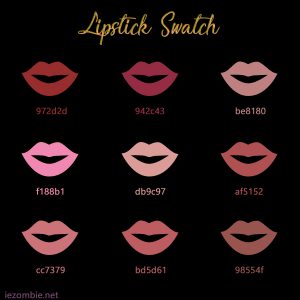 Lipstick Color Swatch