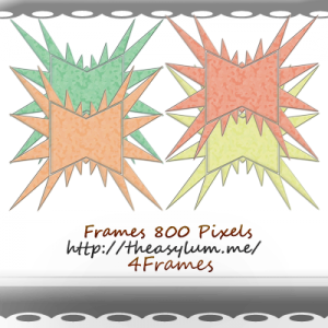 Four Frames 800 x 800 Zip Set Free to Download