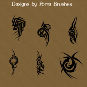 Tribal Instinct Brush Set for Paint Shop Pro