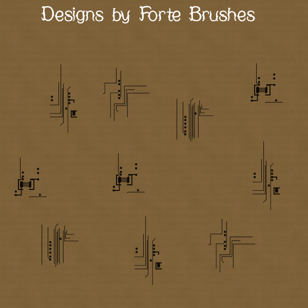 Tech Paint Shop Pro Brushes