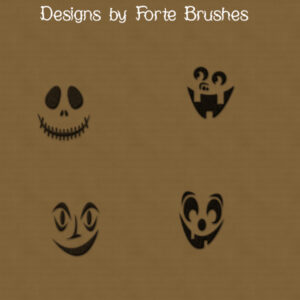 Spooky Faces PSP Brushes