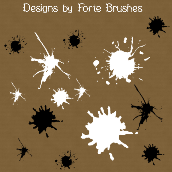 Splatter Paint Shop Pro Brushes