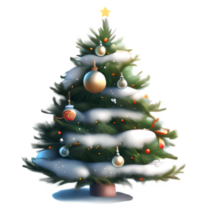 Freebie Christmas Tree Transparent PNG @ Copyright Designs by Forte