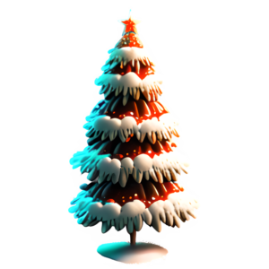Freebie Christmas Tree Transparent PNG @ Copyright Designs by Forte