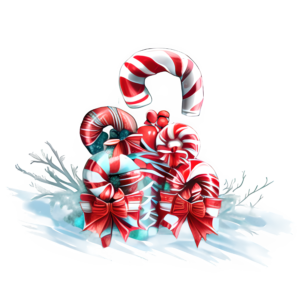 Christmas Candy Cane @ Copyright 2023 Designs by Forte