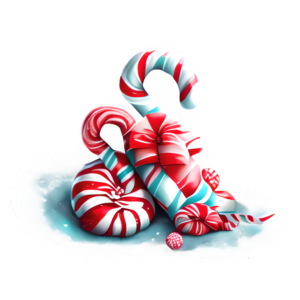 Christmas Candy Cane @ Copyright 2023 Designs by Forte