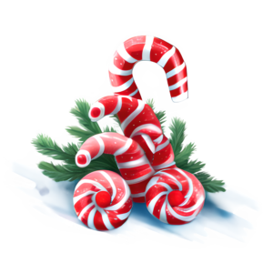 Christmas Candy Cane @ Copyright 2023 Designs by Forte