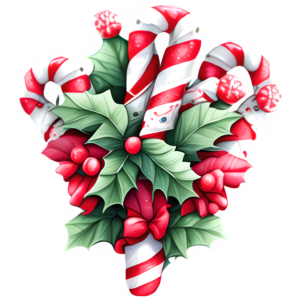 Christmas Candy Cane @ Copyright 2023 Designs by Forte