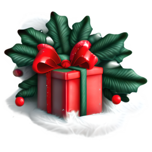 Christmas Present PNG Transparent - Copyright Designs by Forte