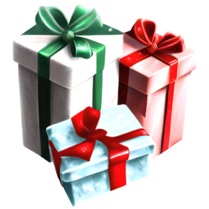 Christmas Present PNG Transparent - Copyright Designs by Forte