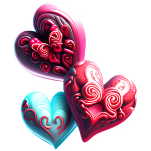 Valentine Hearts - Designs by Forte @ Copyright 2024