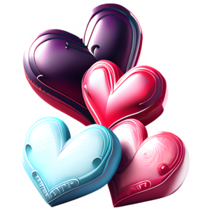 Valentine Hearts - Designs by Forte @ Copyright 2024