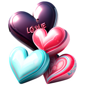 Valentine Hearts - Designs by Forte @ Copyright 2024