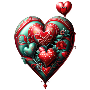 Valentine Hearts - Designs by Forte @ Copyright 2024