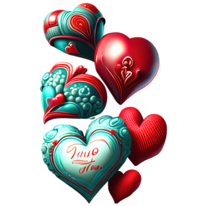 Valentine Hearts - Designs by Forte @ Copyright 2024