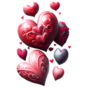 Valentine Hearts - Designs by Forte @ Copyright 2024