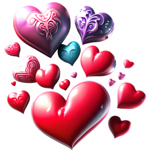 Valentine Hearts - Designs by Forte @ Copyright 2024