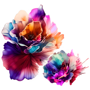 Alcohol Ink Flowers @ 2024 Copyright Designs by Forte