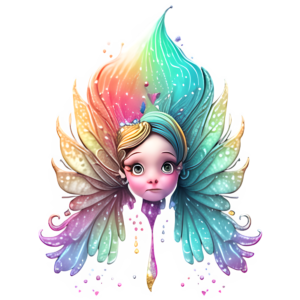 Rainbow Fairy Wings @ Copyright Designs by Forte