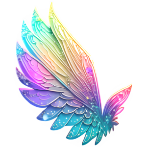 Rainbow Fairy Wings @ Copyright Designs by Forte