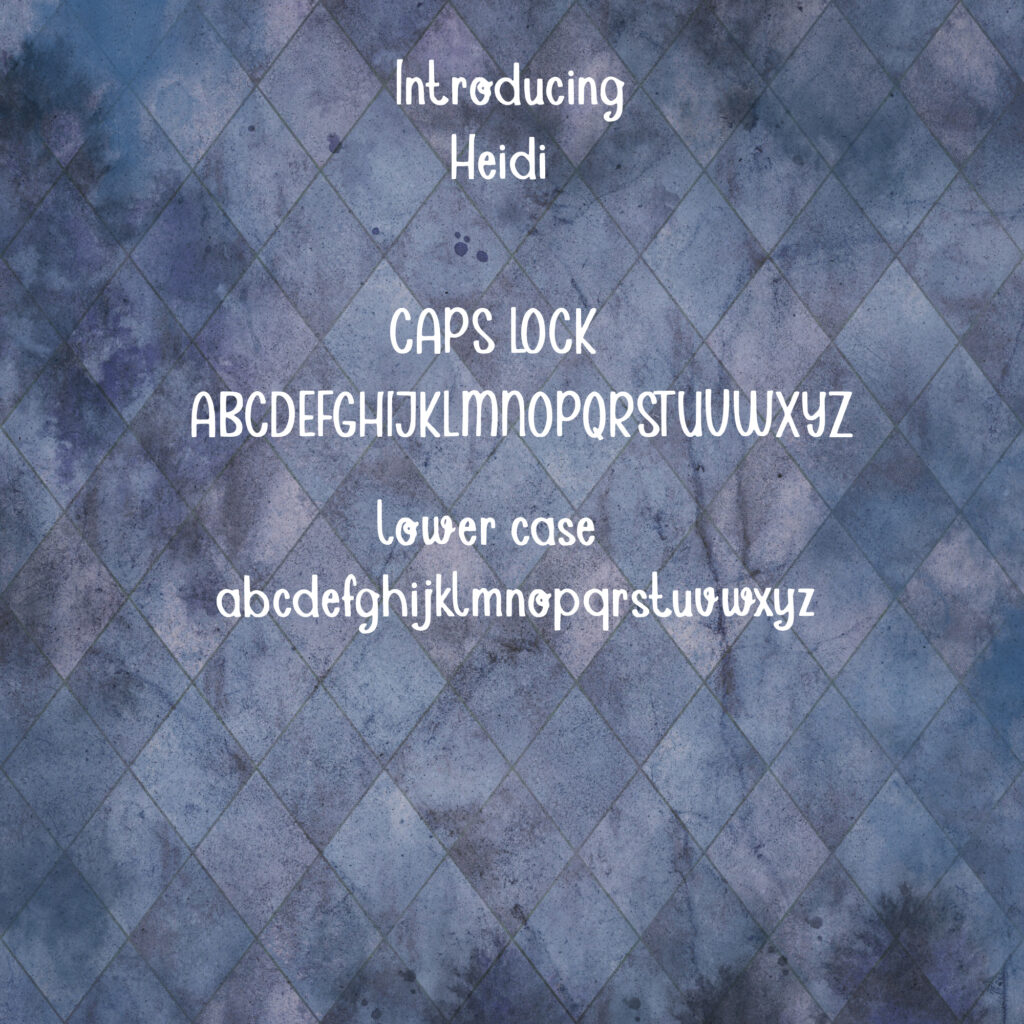 Free Download Heidi Font