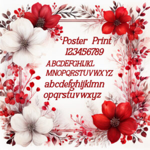 Poster Print Free Fonts