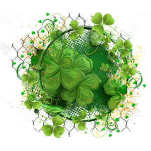 The Lucky Undead: Free St. Patrick’s Day Cluster Frame [Commercial & POD]