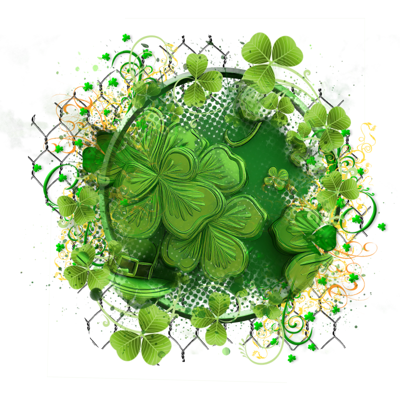 The Lucky Undead: Free St. Patrick’s Day Cluster Frame [Commercial & POD]
