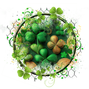 The Lucky Undead: Free St. Patrick’s Day Cluster Frame [Commercial & POD]
