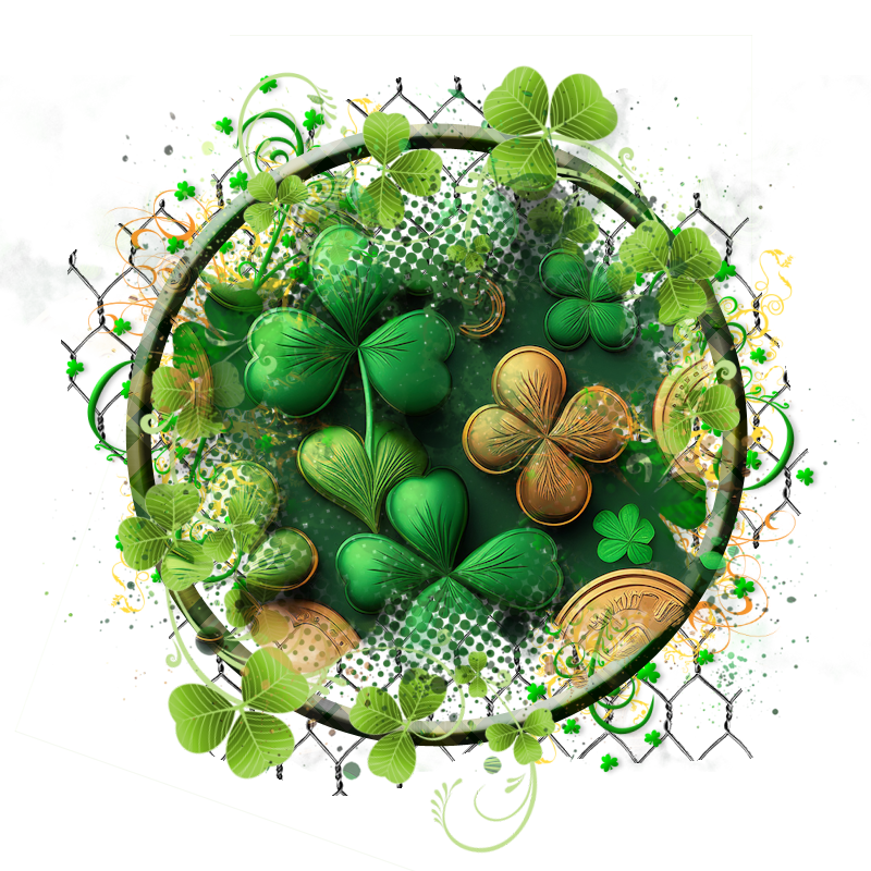 The Lucky Undead: Free St. Patrick’s Day Cluster Frame [Commercial & POD]