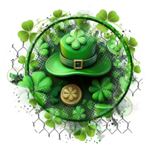 The Lucky Undead: Free St. Patrick’s Day Cluster Frame [Commercial & POD]